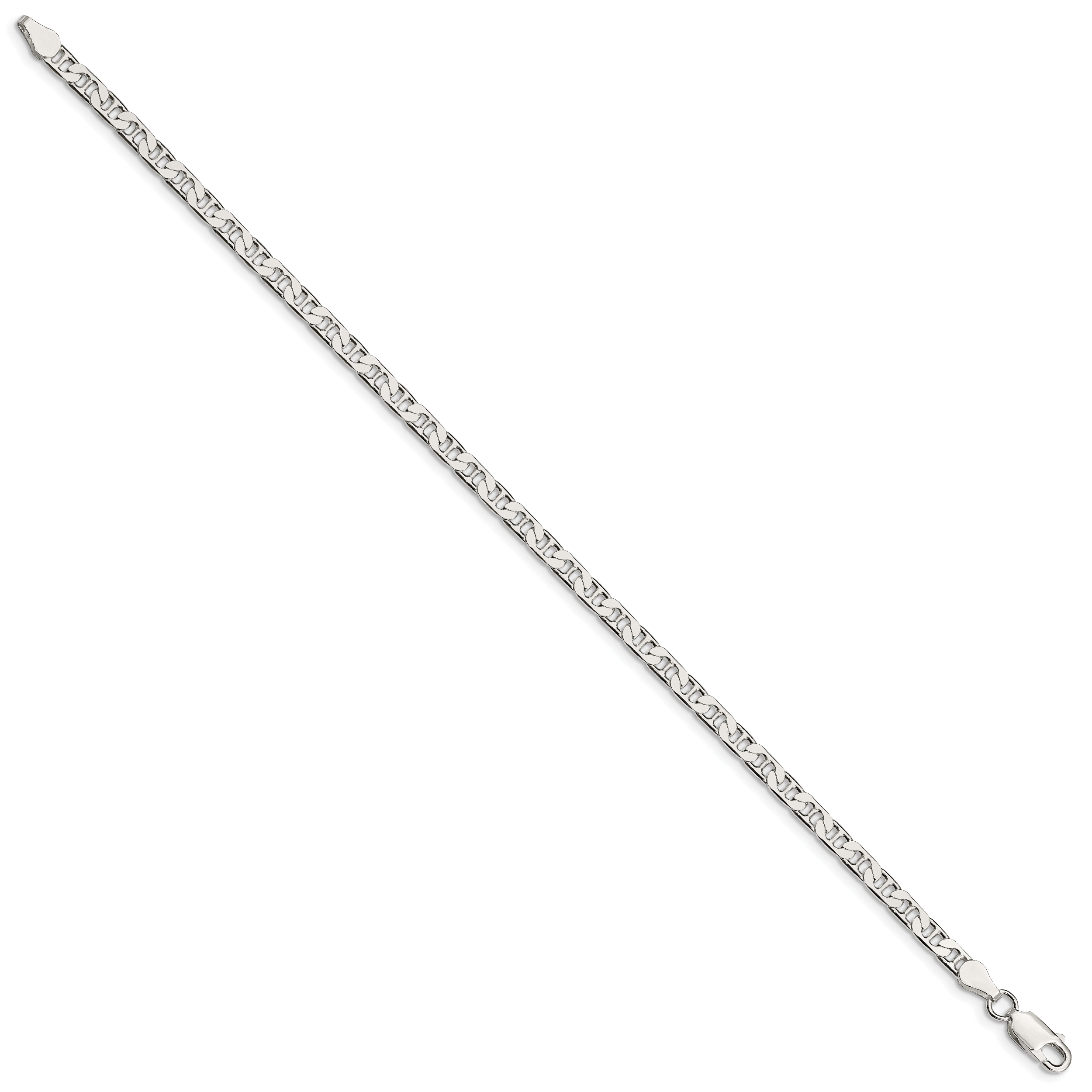 Flat Anchor Chain in Sterling Silver, 3.75mm Secondary image
