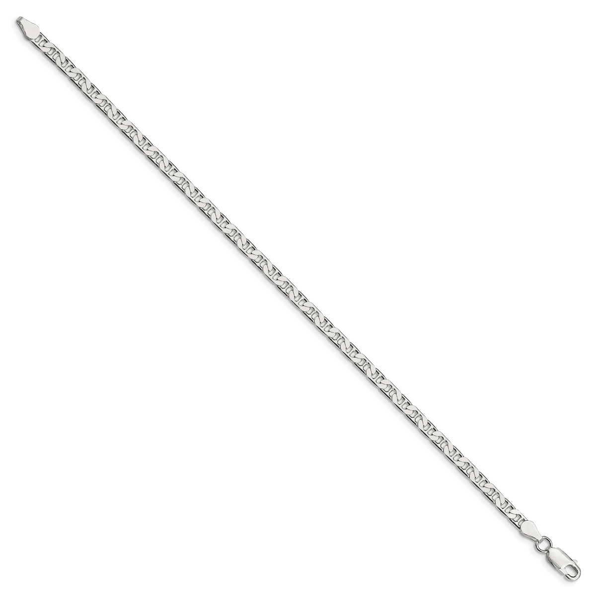 Sterling Silver 3.75mm Flat Anchor Chain