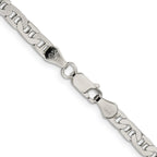 Sterling Silver Anchor Chain Necklace 4.5mm