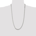 Sterling Silver Anchor Chain Necklace 4.5mm