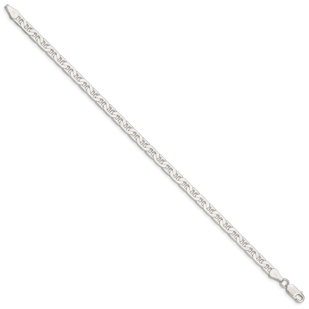 Flat Anchor Chain in Sterling Silver, 4.5mm, 7–30 Inch - Sophia Jewelers