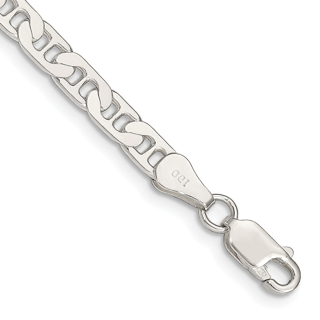 Flat Anchor Chain in Sterling Silver, 4.5mm, 7–30 Inch - Sophia Jewelers