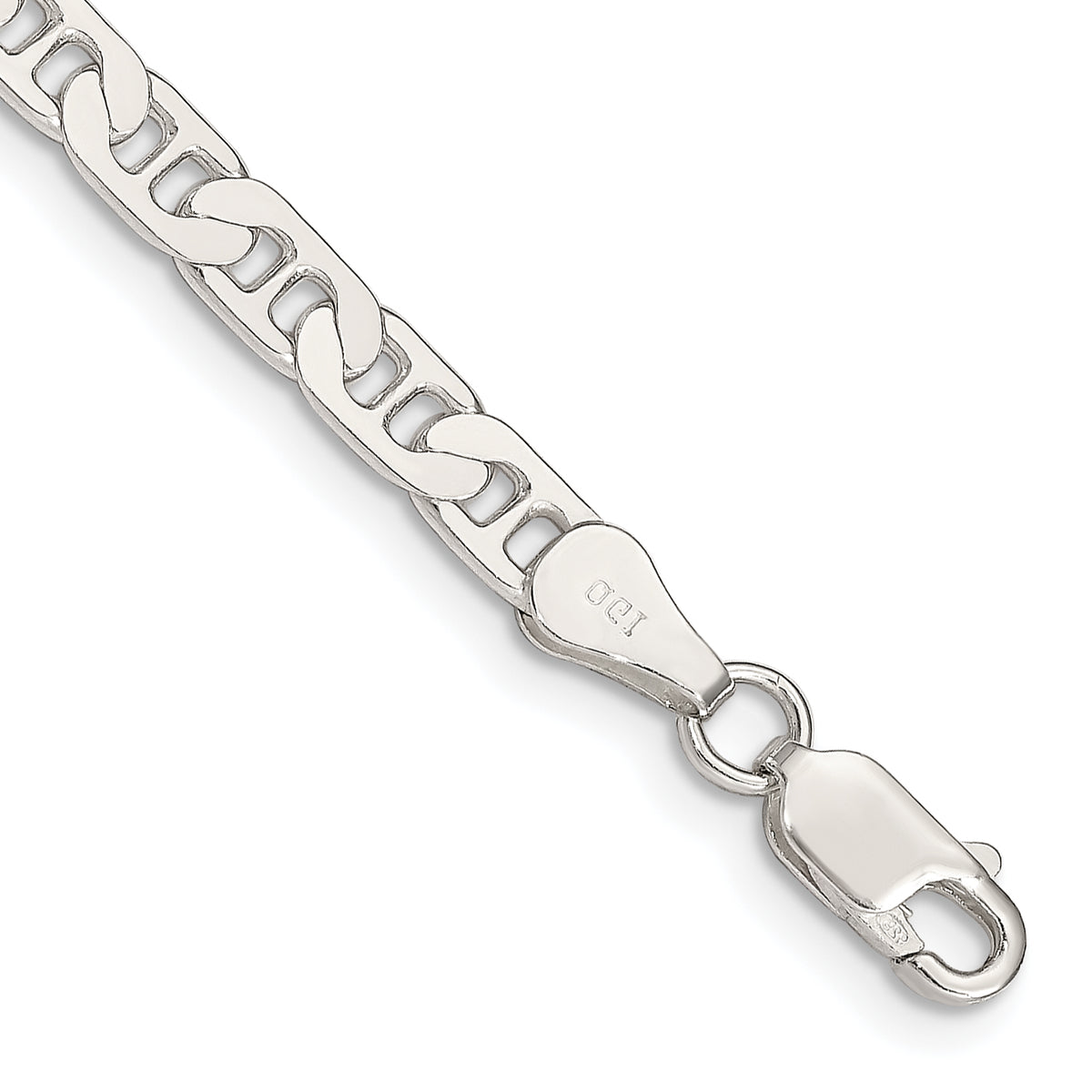 Flat Anchor Chain in Sterling Silver, 4.5mm, 7–30 Inch - Sophia Jewelers