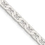 Sterling Silver Anchor Chain Necklace 4.5mm