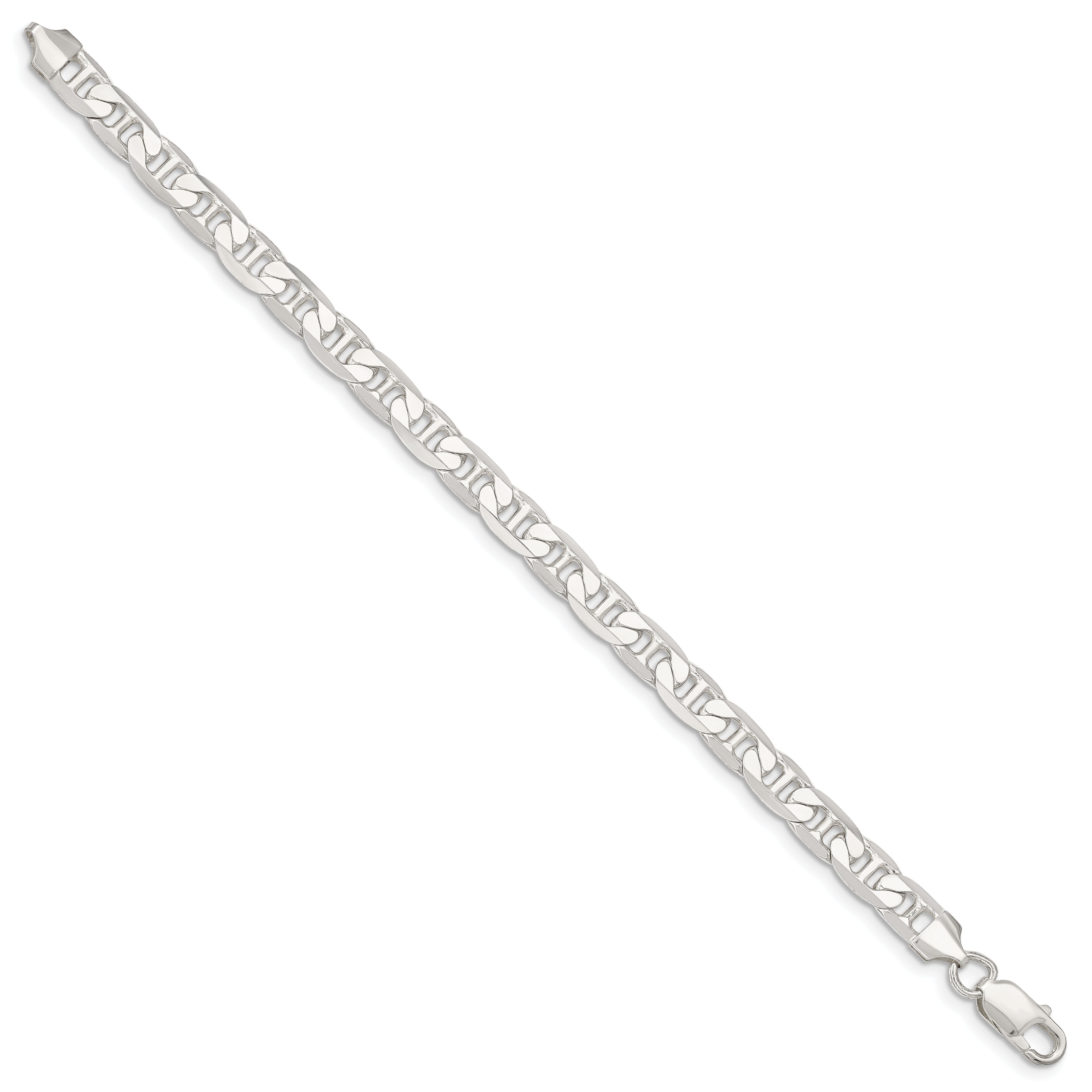 Sterling Silver 7mm Flat Anchor Chain Secondary image