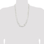 Sterling Silver 11.5mm Flat Anchor Chain