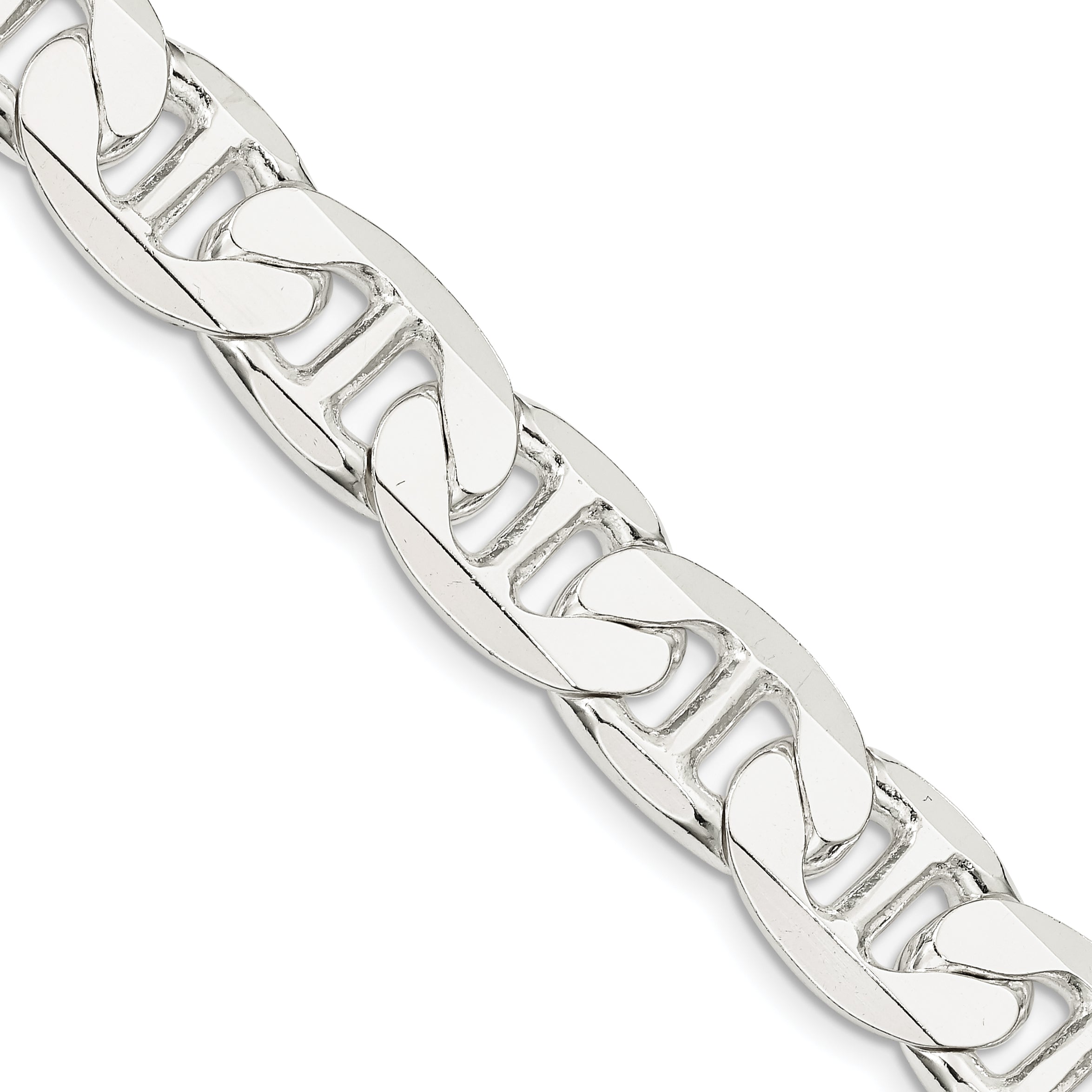 Sterling Silver 11.5mm Flat Anchor Chain Secondary image