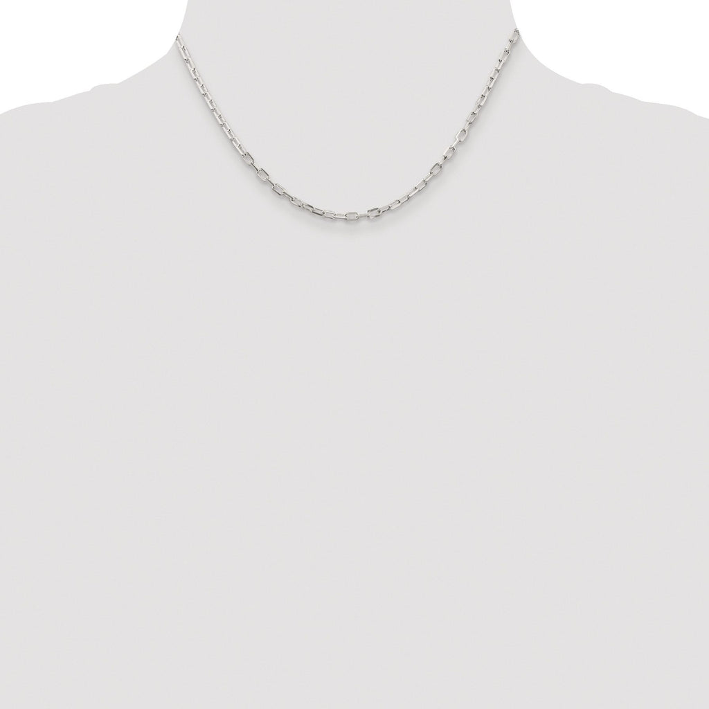 Diamond-Cut Cable Chain in Sterling Silver, 2.9mm - Sophia Jewelers