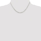 Diamond-Cut Cable Chain in Sterling Silver, 2.9mm - Sophia Jewelers