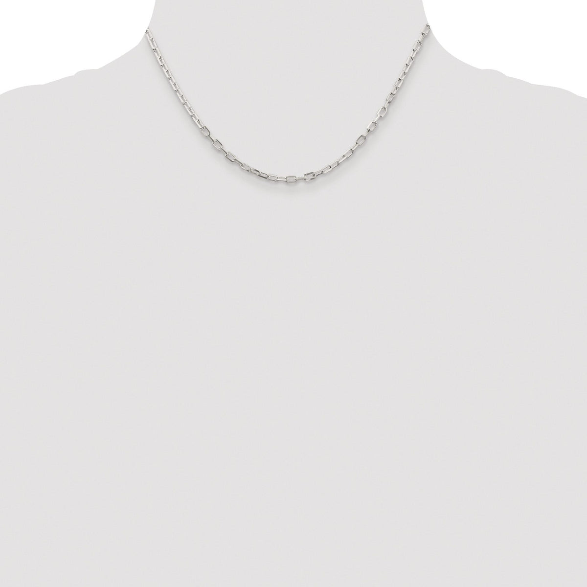 Diamond-Cut Cable Chain in Sterling Silver, 2.9mm - Sophia Jewelers