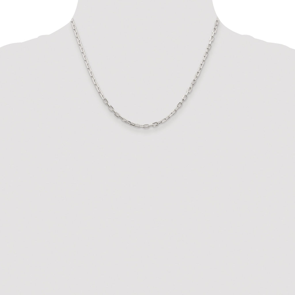 Diamond-Cut Cable Chain in Sterling Silver, 2.9mm - Sophia Jewelers