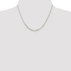 Diamond-Cut Cable Chain in Sterling Silver, 2.9mm - Sophia Jewelers