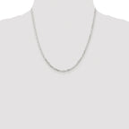 Diamond-Cut Cable Chain in Sterling Silver, 2.9mm - Sophia Jewelers