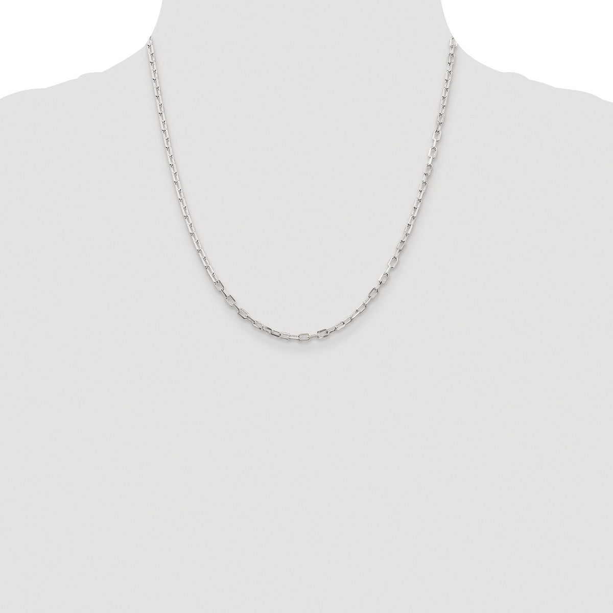 Diamond-Cut Cable Chain in Sterling Silver, 2.9mm - Sophia Jewelers