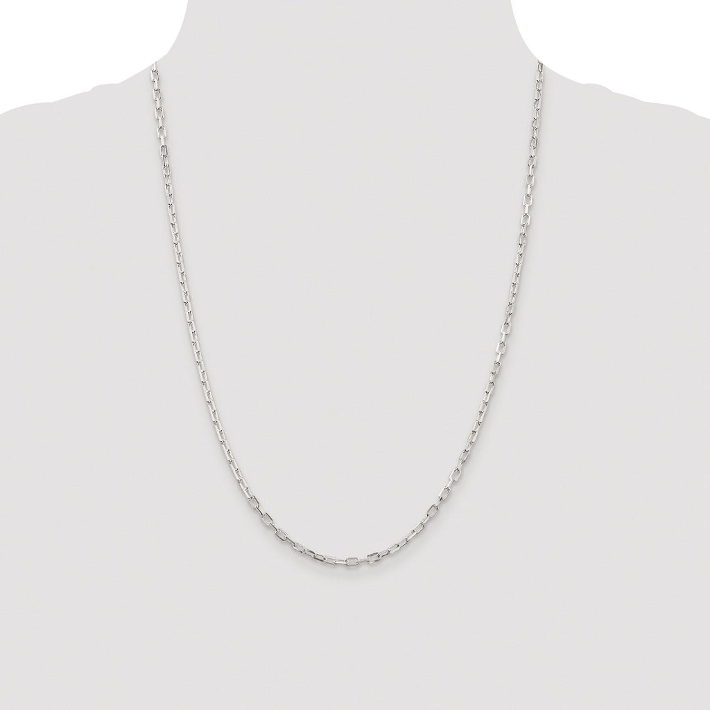 Diamond-Cut Cable Chain in Sterling Silver, 2.9mm - Sophia Jewelers
