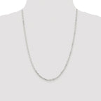 Diamond-Cut Cable Chain in Sterling Silver, 2.9mm - Sophia Jewelers