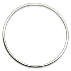 Sterling Silver 2mm Squared Edge Slip-on Bangle Bracelet