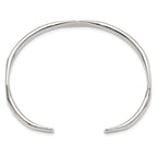 Sterling Silver Polished 6mm Cuff Bangle