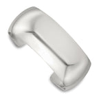 Sterling Silver Polished 25mm Domed Cuff Bangle