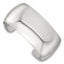 Sterling Silver Polished 30mm Domed Cuff Bangle