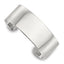 Sterling Silver Polished 25mm Flat Cuff Bangle