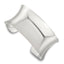 Sterling Silver Polished 30mm Concave Cuff Bangle