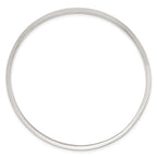 Sterling Silver Polished 2.75mm Knife Edge Slip-on Bangle Bracelet