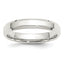 Sterling Silver 4mm Beveled Edge Band