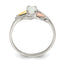 Landstrom's Mt. Rushmore Black Hills Sterling Silver 12K Gold Accents Lab Created Opal Ring