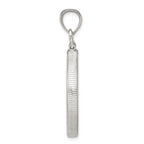 Wideband Distinguished Coin Jewelry Sterling Silver Polished 26.4 x 1.8mm Susan B. Anthony Screw Top Coin Bezel Pendant