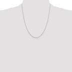 Sterling Silver .8mm 8 Sided Diamond-cut Box Chain