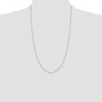 Sterling Silver .8mm 8 Sided Diamond-cut Box Chain