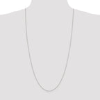 Sterling Silver .8mm 8 Sided Diamond-cut Box Chain