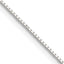 Sterling Silver .8mm 8 Sided Diamond-cut Box Chain