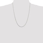 Sterling Silver 1mm 8 Sided Box Chain