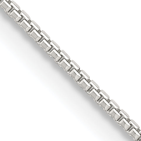Sterling Silver 1mm 8 Sided w/ ext. Box Chain