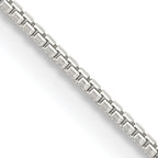 Sterling Silver 1mm 8 Sided Box Chain