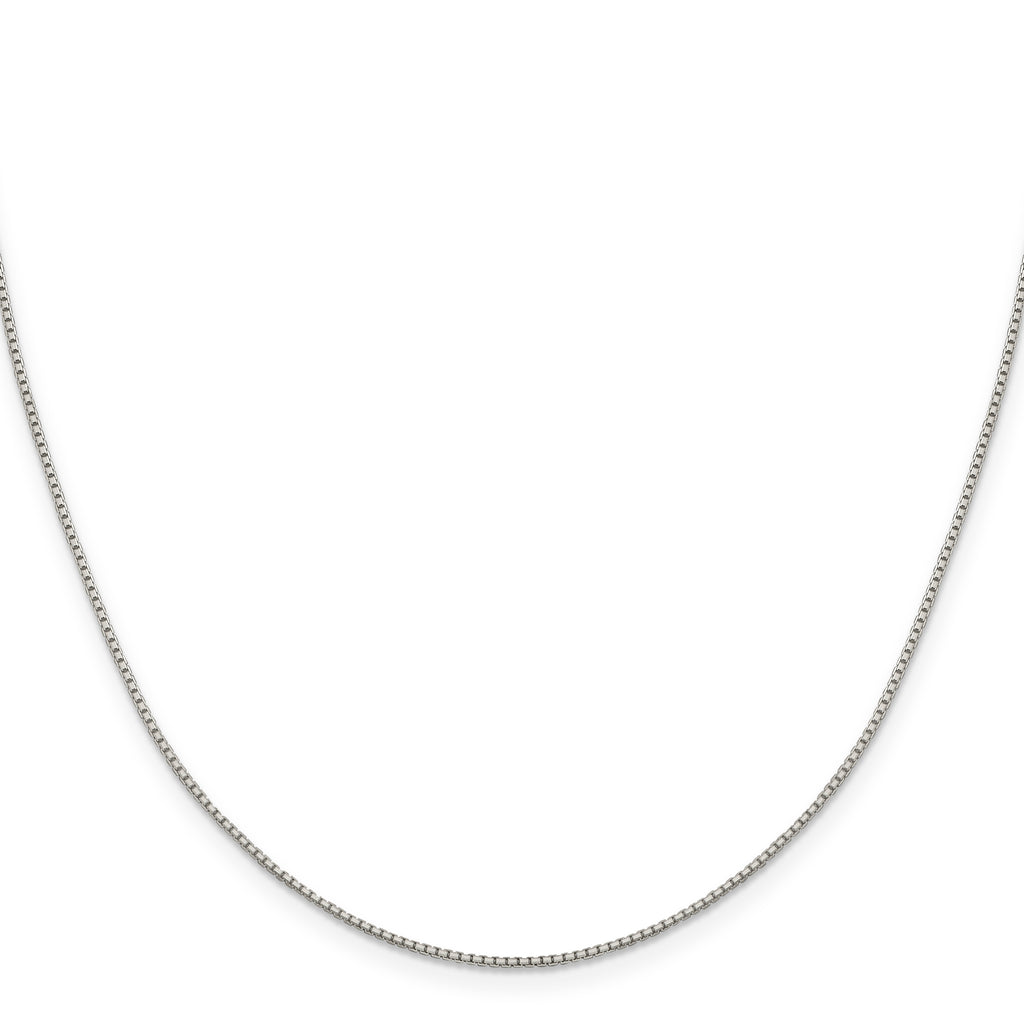 Sterling Silver 1.15mm 8 Sided w/ ext. Box Chain