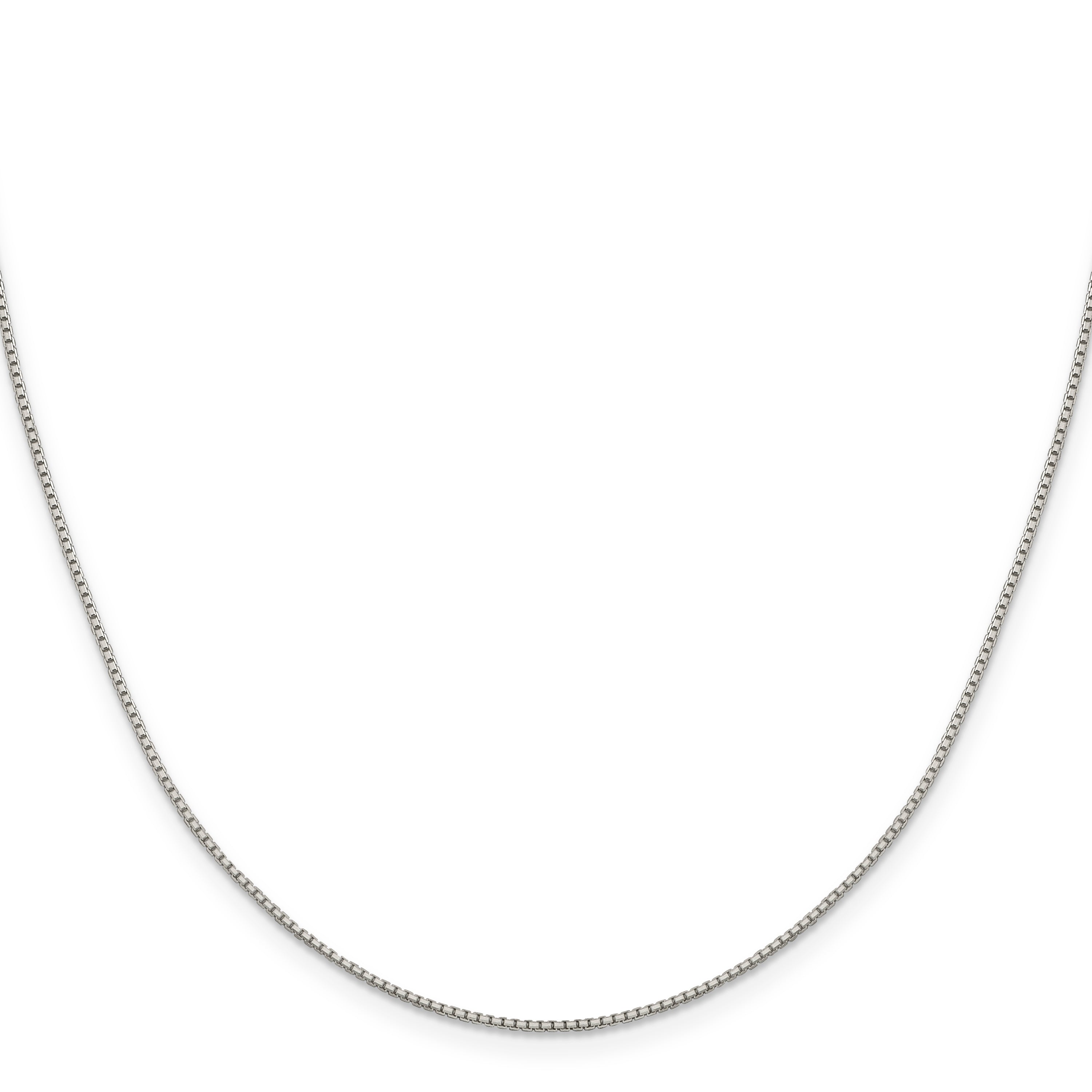 Sterling Silver 1.15mm 8 Sided Box Chain