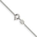 Sterling Silver 1.15mm 8 Sided Box Chain