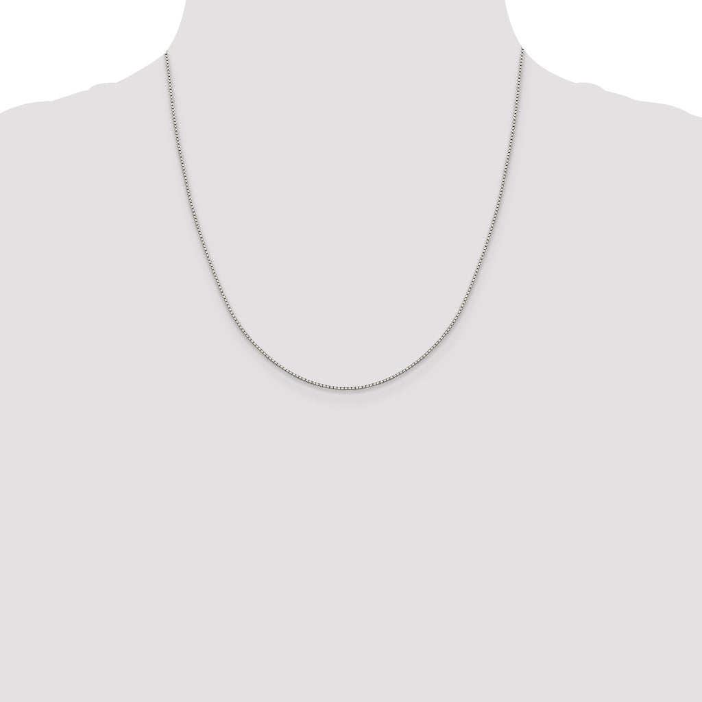Sterling Silver 1.15mm 8 Sided Box Chain