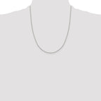 Sterling Silver 1.15mm 8 Sided w/ ext. Box Chain