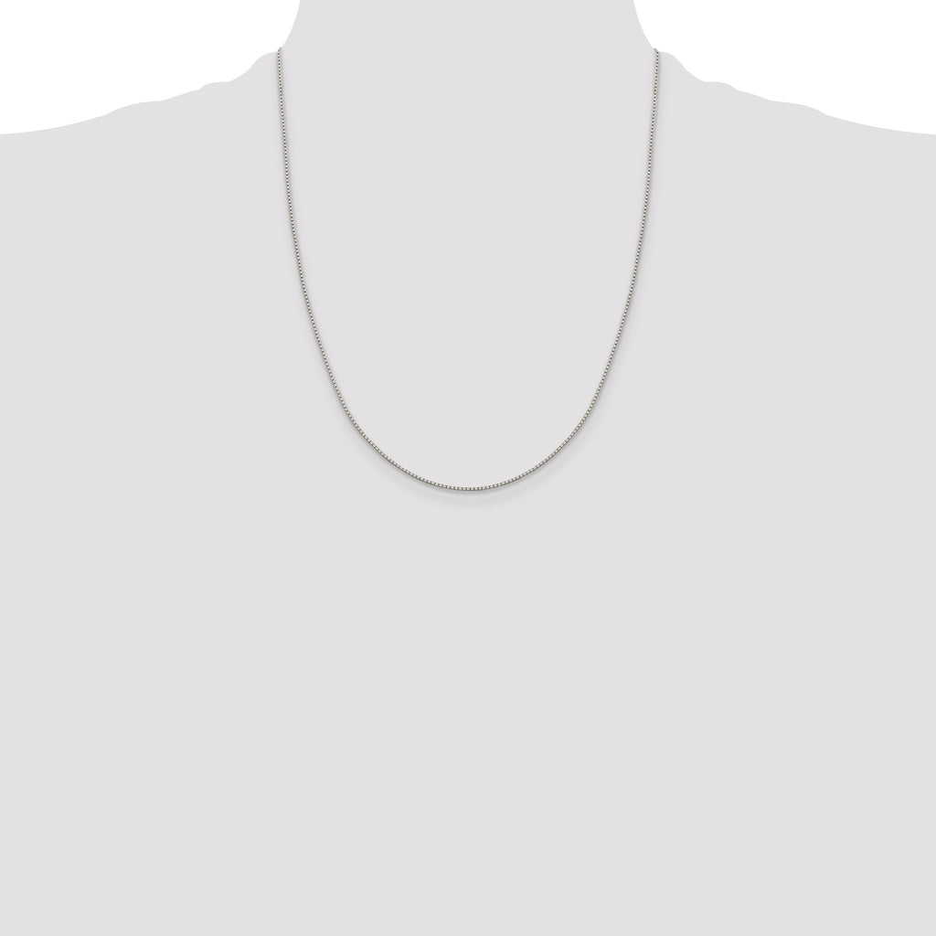 Sterling Silver 1.15mm 8 Sided Box Chain