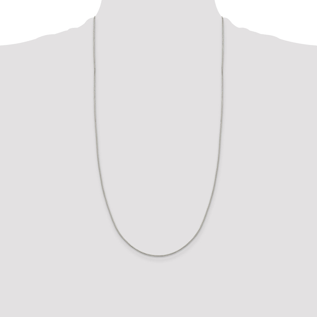 Sterling Silver 1.15mm 8 Sided Box Chain