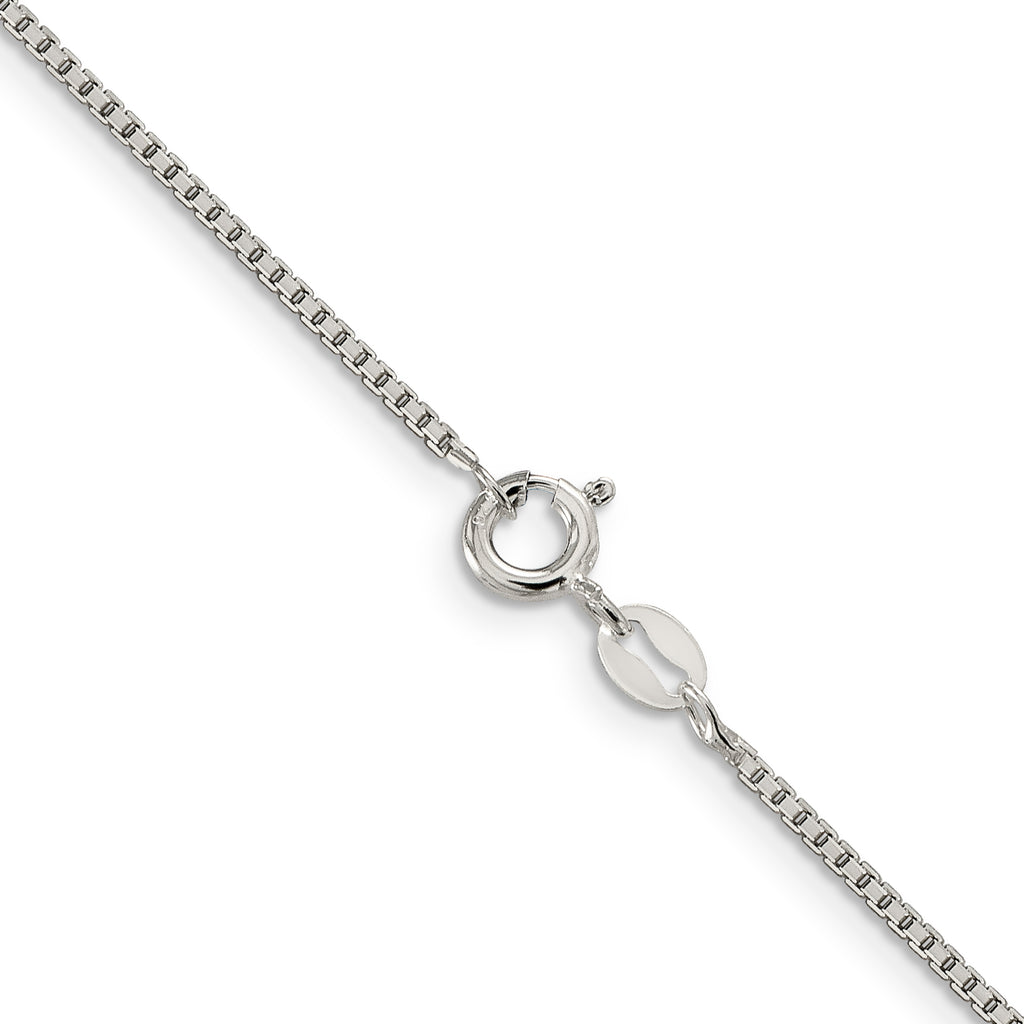 Sterling Silver 1.25mm 8 Sided Box Chain