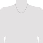 Sterling Silver 1.25mm 8 Sided Box Chain