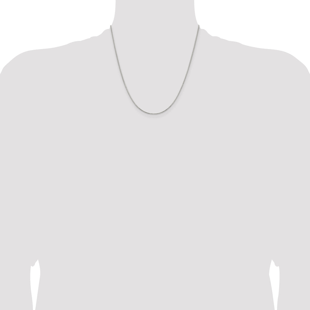 Sterling Silver 1.25mm 8 Sided Box Chain