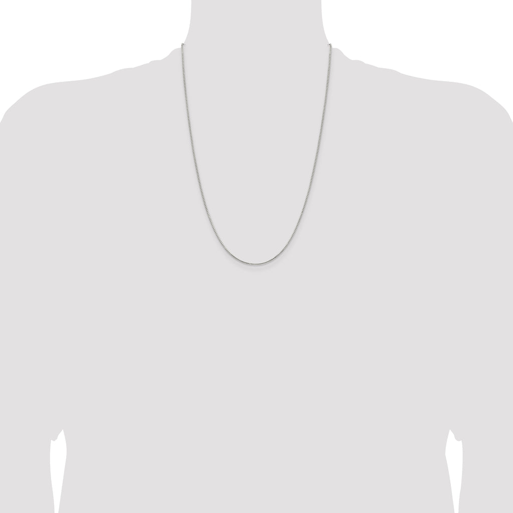 Sterling Silver 1.25mm 8 Sided Box Chain