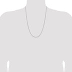 Sterling Silver 1.25mm 8 Sided Box Chain