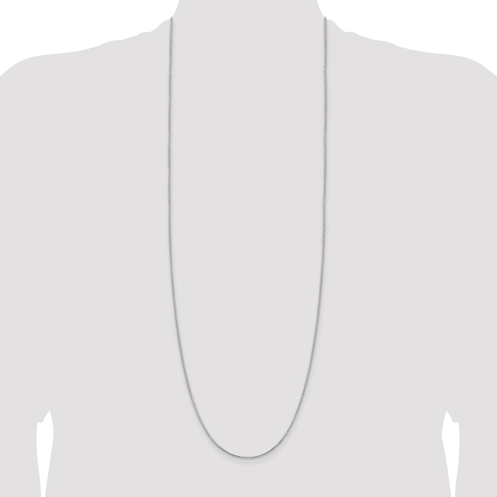 Sterling Silver 1.25mm 8 Sided Box Chain
